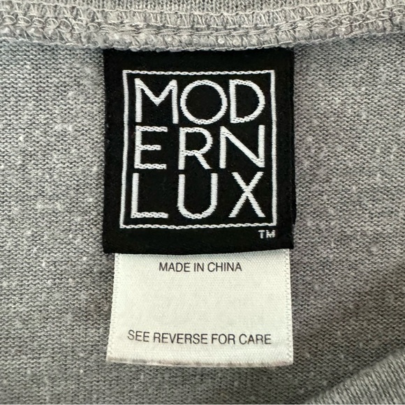 Modern Lux “Oh Kale No” Round Hi-Low Hem Short Sleeve Shirt XL - Picture 3 of 5